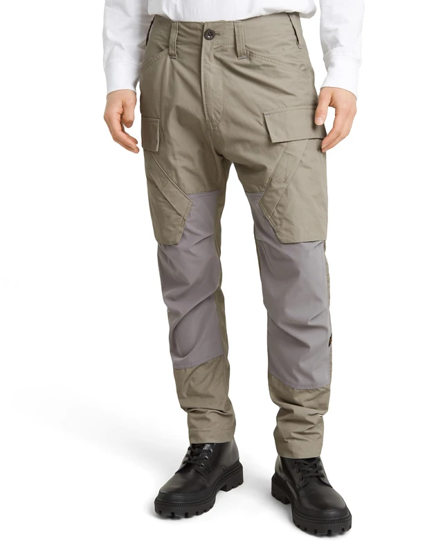 G-Star Men's 3D Regular Tapered Cargo Pants 3.0, Beige (elephant skin D25185-C973-G106), 33W / 30L