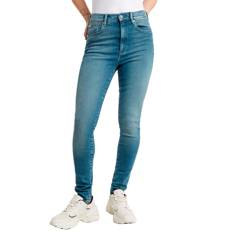 G-Star Women's Kafey Ultra High Skinny Jeans, Blue (faded mountain tops D15578-D763-G733), 29W / 30L