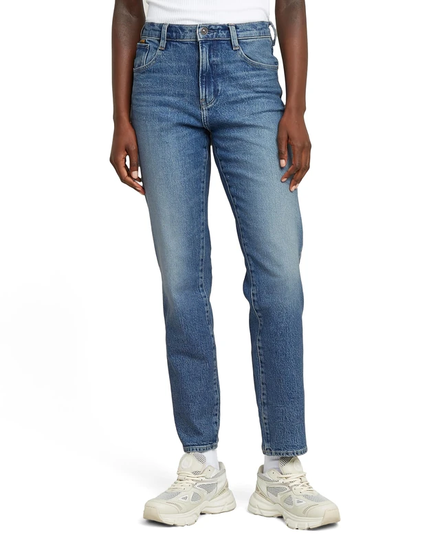 G-Star Women's Viktoria High Straight Jeans, Blue (faded frozen lake D23959-D503-G834), 29W / 32L - Image 1