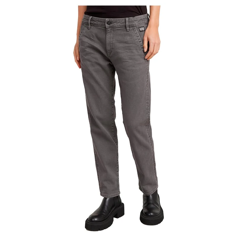 G-Star Women's Kate Boyfriend Pants, Grey (granite D25257-D730-1468), 26W / 32L
