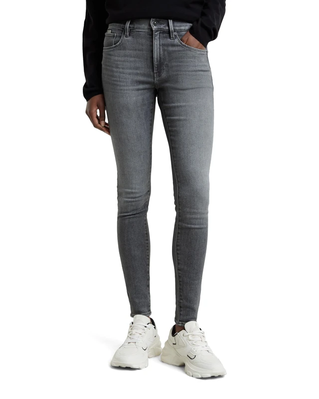 G-Star Women's 3301 Skinny Jeans, Grey (faded ash grey D05175-D535-G731), 23W / 30L
