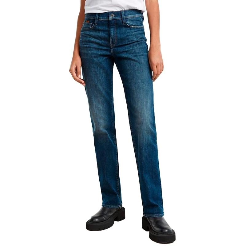 G-Star Women's Strace Straight Jeans - Blue - 31W/34L