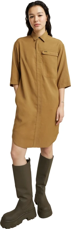 G-Star Women's Cargo Tunic Dress, Beige (dk fall D25245-D714-1395), XS - Image 1