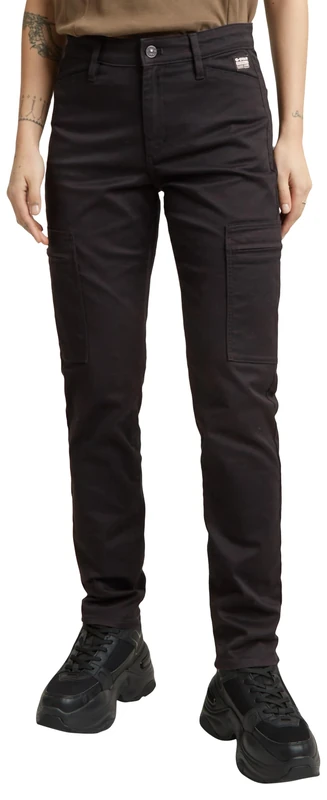 G-Star Women's Skinny Cargo Pants 2.0 , Black (dk black D25260-C105-6484), 32W / 30L