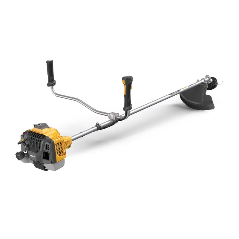 STIGA BC 730 B Petrol Brushcutter, 25.4 cc, 43 cm – Bike Handle, Bump&Work Nylon Head – Ideal for Tough Vegetation and Grass Trimming