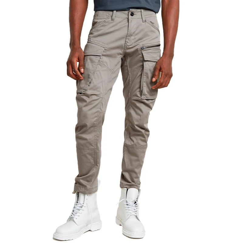 G-Star Men's Rovic Zip 3D Regular Tapered Pants, Beige (elephant skin D02190-5126-G106), 27W / 32L