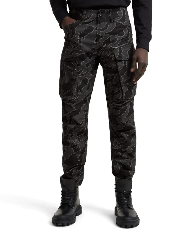 G-Star Men's Rovic Zip 3D Regular Tapered Pants, Multicolour (cloack island camo D02190-D553-G741), 35W / 34L