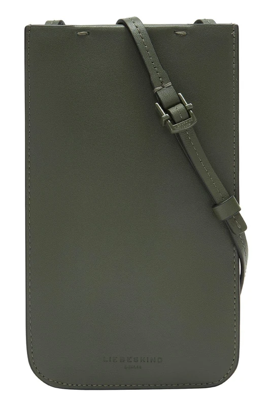 LIEBESKIND BERLIN cross body bag phone pouch Ezra 2 Calf Optic Mobile Pouch Cypress Green dark green