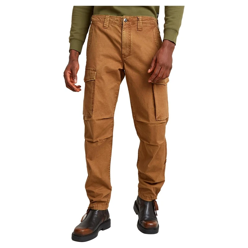 G-Star Men's Core Regular Cargo Pants, Brown (kangaroo D24309-D729-7162), 33W / 34L