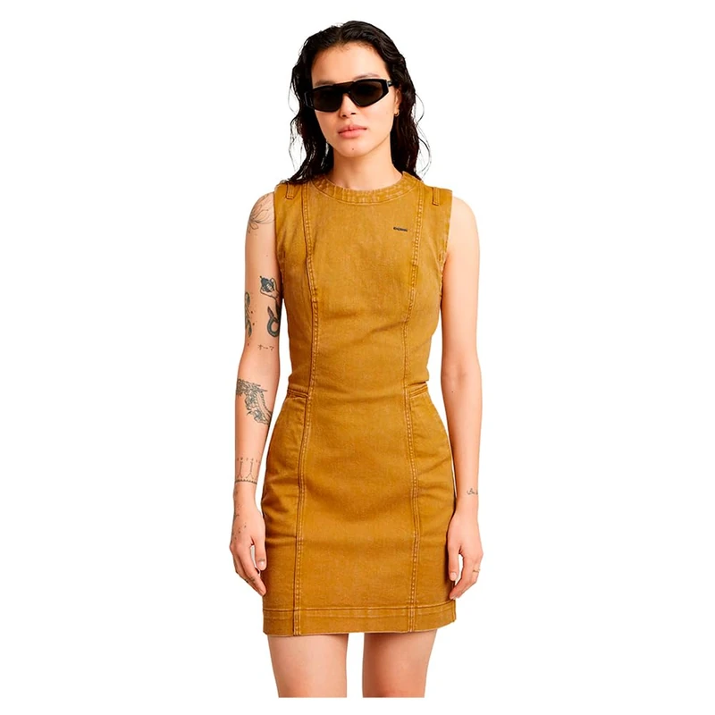 G-Star Women's Shift Dress, Beige (bronze mist D25249-D730-G687), XS