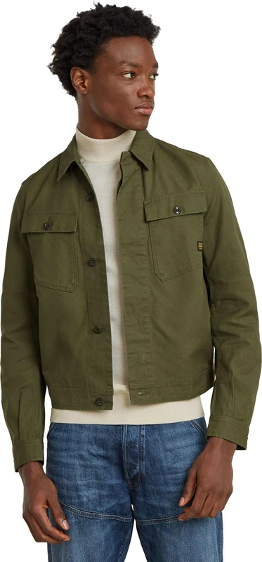 G-Star Men's Jak Overshirt, Green (shadow olive D25390-D191-B230), L