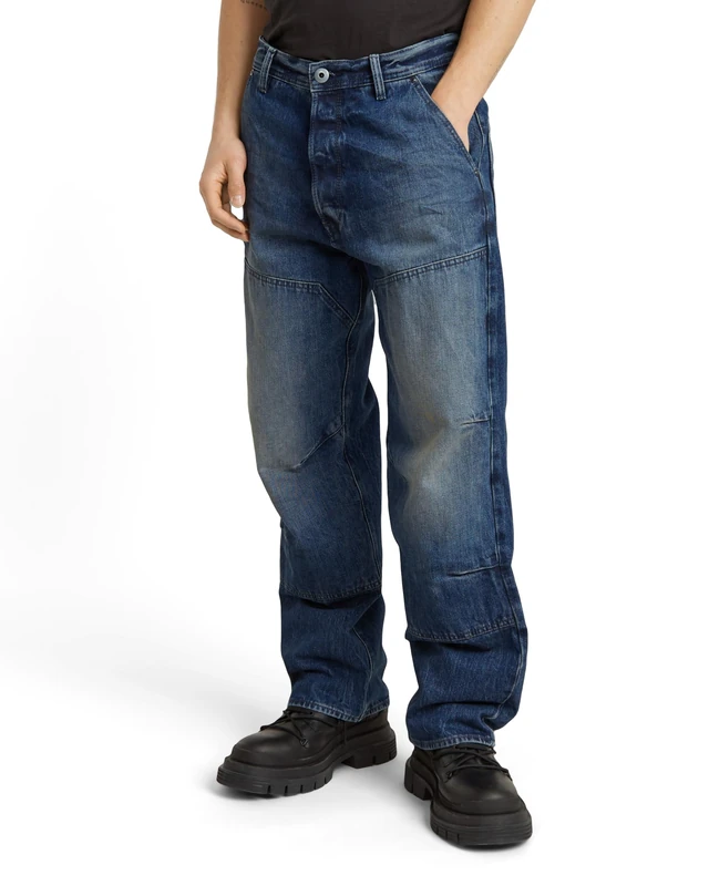 G-Star Men's Carpenter 3D Loose Jeans, Blue (worn in mountain dusk D23695-D499-G817), 33W / 34L