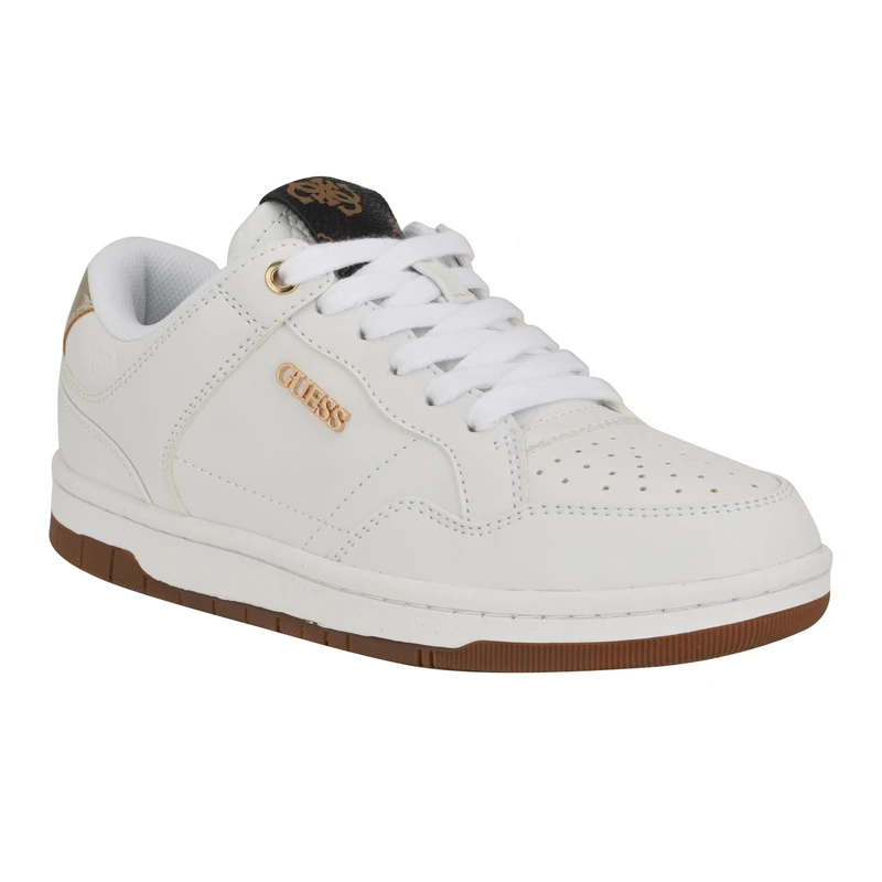 Guess Women's Rubinn Sneaker, White 140, 9 UK
