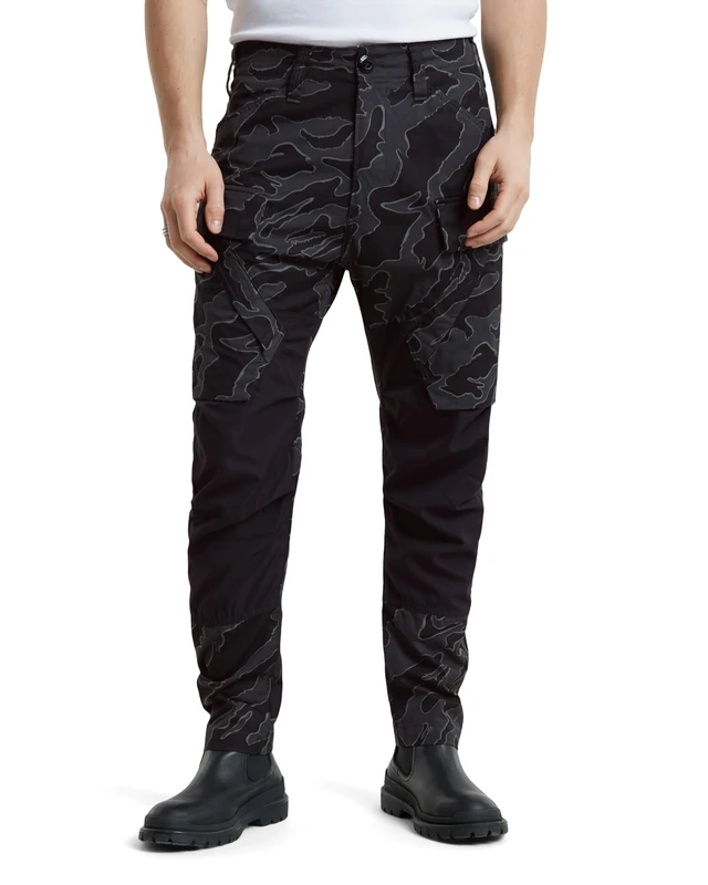 G-Star Men's 3D Regular Tapered Cargo Pants 3.0, Multicolour (cloack island camo D25185-D386-G741), 38W / 32L
