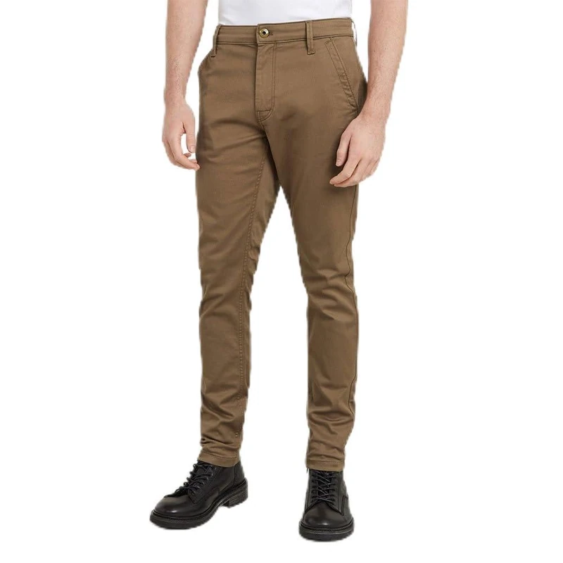 G-Star Men's Skinny Chino 3.0, Brown (kangaroo D25179-C105-7162), 34W / 34L - Image 1