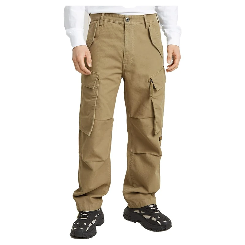G-Star Men's R-3N Regular Straight Cargo Pants, Beige (safari gd D25224-D752-C805), 28W / 30L
