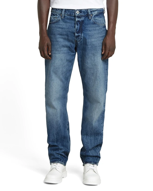 G-Star Men's Dakota Regular Straight Jeans - Blue Faded
