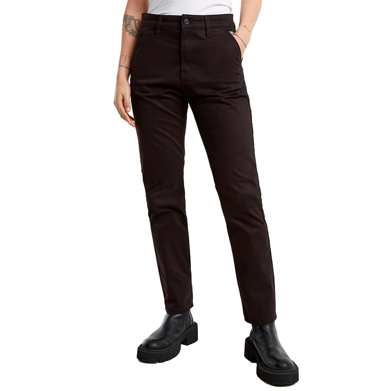 G-Star Women's Slim Chino, Black (dk black D25261-D715-6484), 26W / 32L
