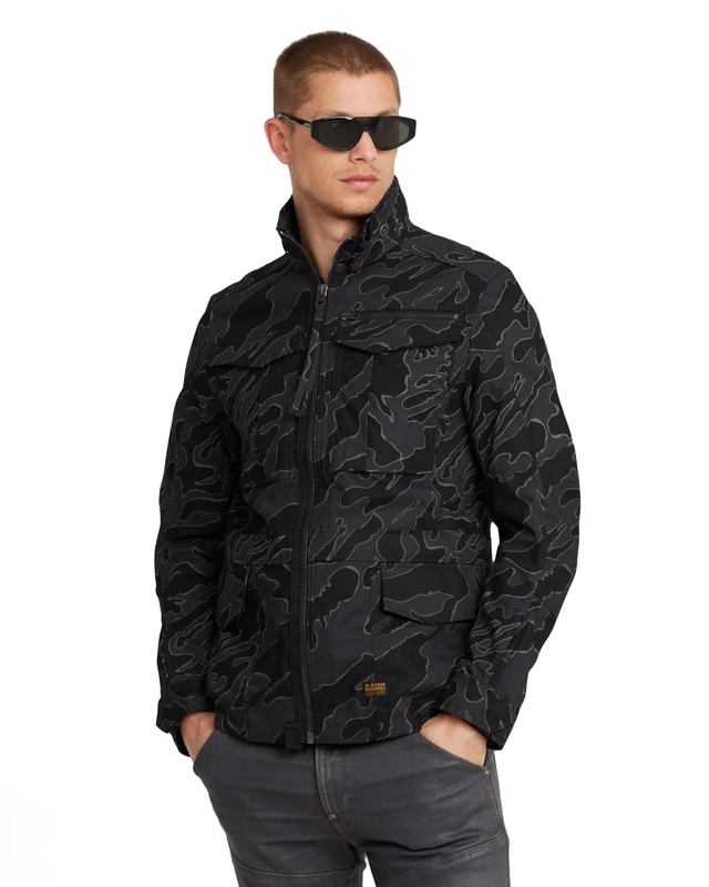 G-Star Men's Rovic Slim Field Jacket, Multicolour (cloack island camo D24282-D789-G741), XL