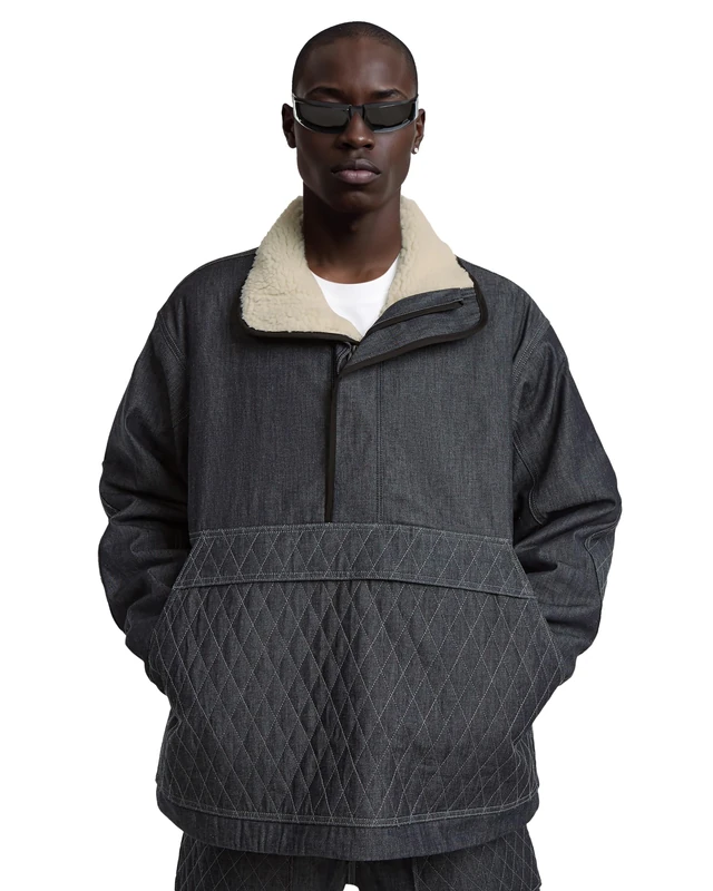 G-Star Men's Padded Shanorak, Blue (raw denim D25200-D539-001), M