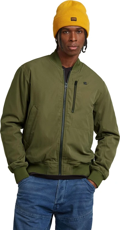 G-Star Men's Tech Bomber, Green (shadow olive D25508-D517-B230), L