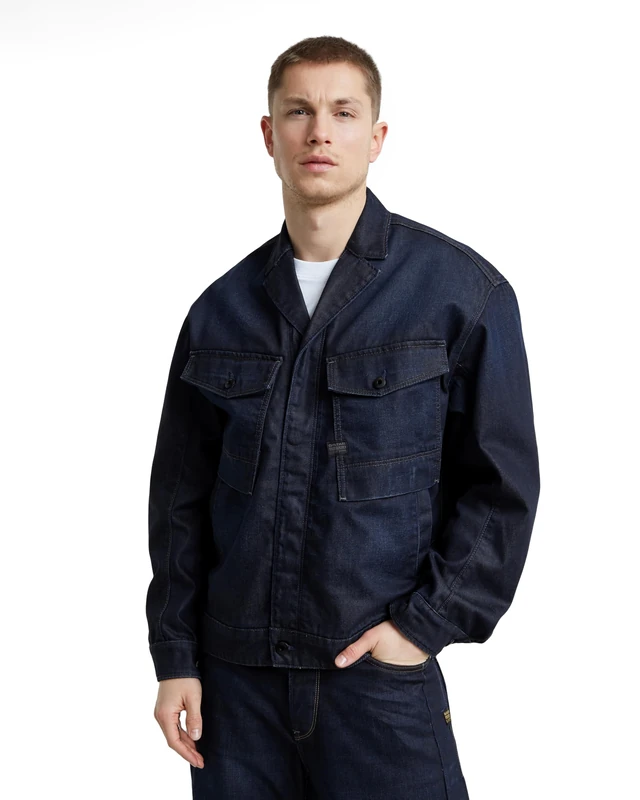 G-Star Men's Bend Jacket, Blue (worn in deep frisian night D25178-4639-G831), M