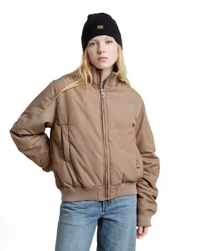 G-Star Women's Bomber Transitional Jacket - Beige XS