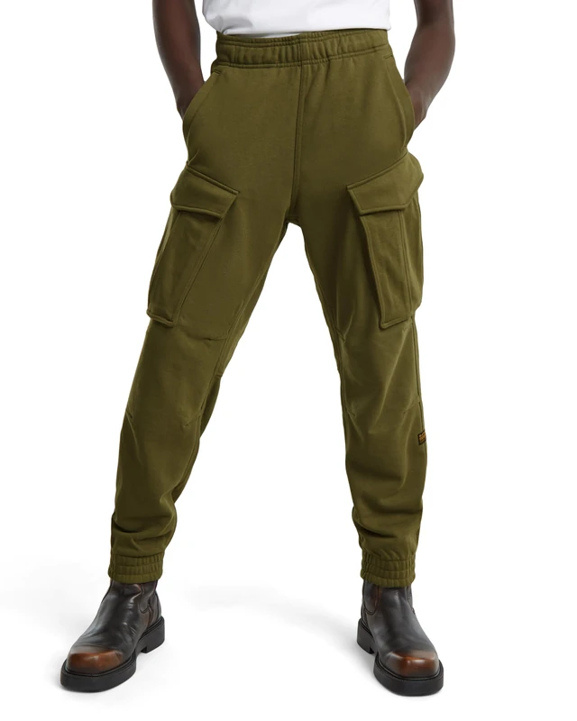 G-Star Men's Rovic Sweat Pants, Green (shadow olive D24964-D566-B230), S