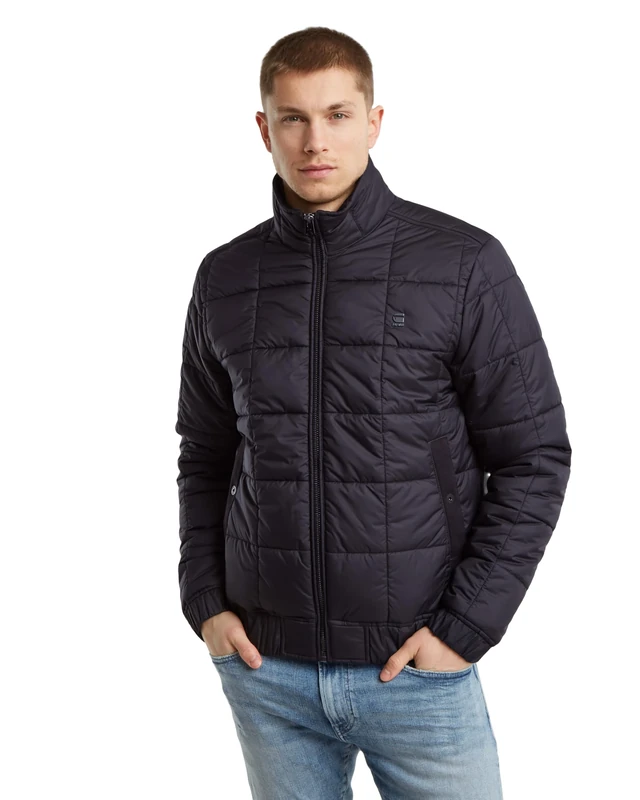 G-Star Men's Meefic Quilted Jacket, Black (dk black D25369-B958-6484), XL