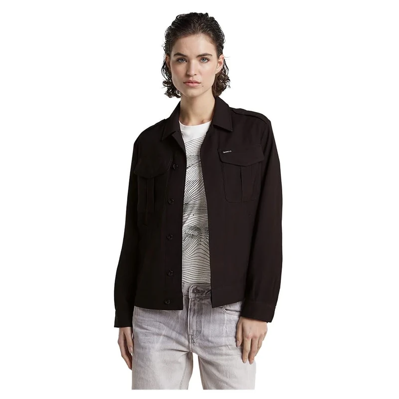 G-Star Women's Officer Jacket 2.0 , Black (dk black D25206-D522-6484), XL