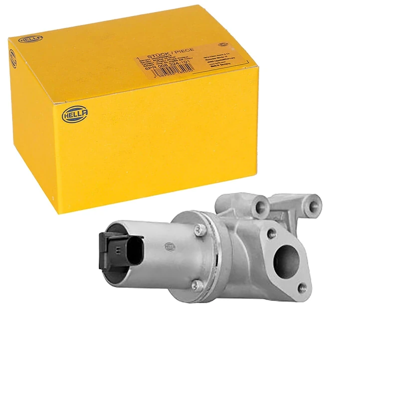 HELLA 6NU 014 865-781 EGR Valve - 12V - Electric - 2-pin connector - with gasket/seal