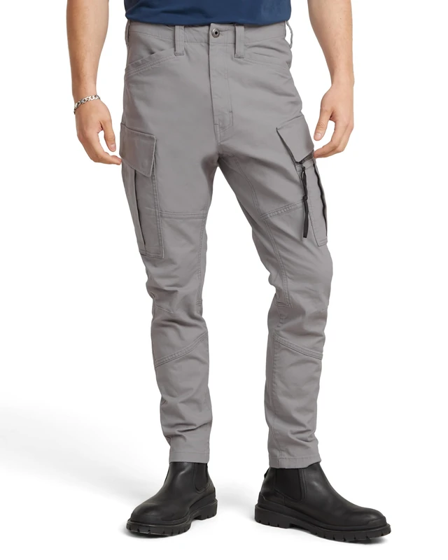 G-Star Men's Zip Pocket 3D Skinny Cargo Pants 2.0, Grey (sharkskin D24307-D504-G677), 40W / 34L