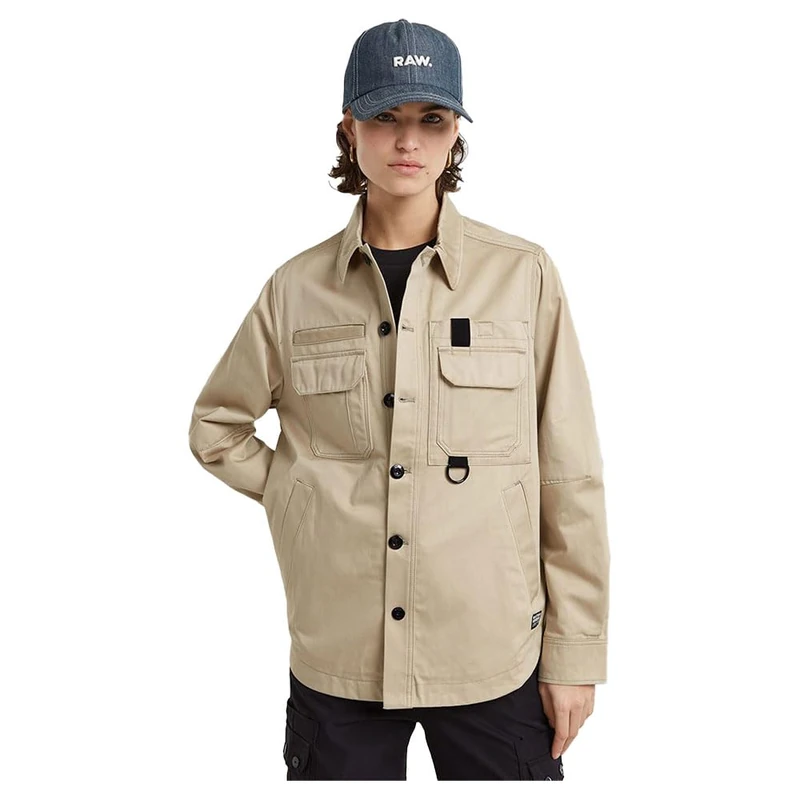G-Star Women's Tape Overshirt, Beige (westpoint khaki D25230-D766-C531), M