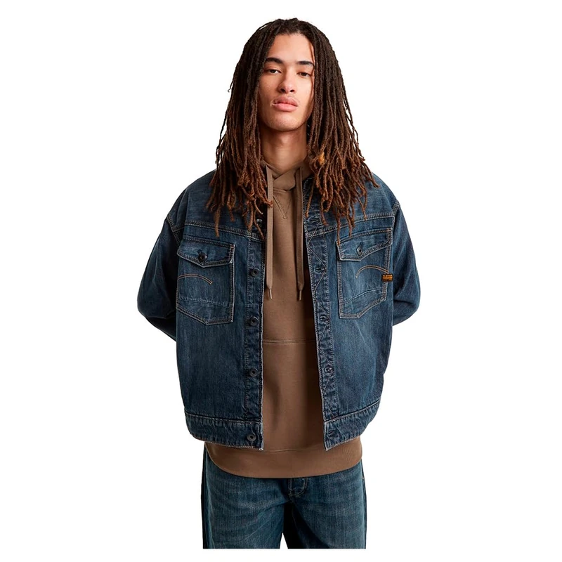 G-Star Men's Dakota Jacket, Blue (worn in broken cloud D23593-D762-G793), S