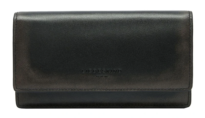 LIEBESKIND Berlin Lou Vintage Leather Slam Purse Black