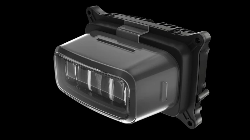 HELLA 1LL 016 330-011 Asymmetric-Insert, headlight - SlimLine - 12/24V - rectangular - Crystal clear - Plug: DEUTSCH plug - left/right - Quantity: 1