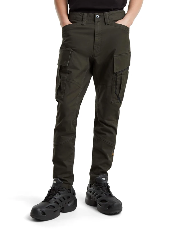 G-Star Men's Zip Pocket 3D Skinny Cargo Pants 2.0, Grey (asfalt D24307-D504-995), 34W / 38L