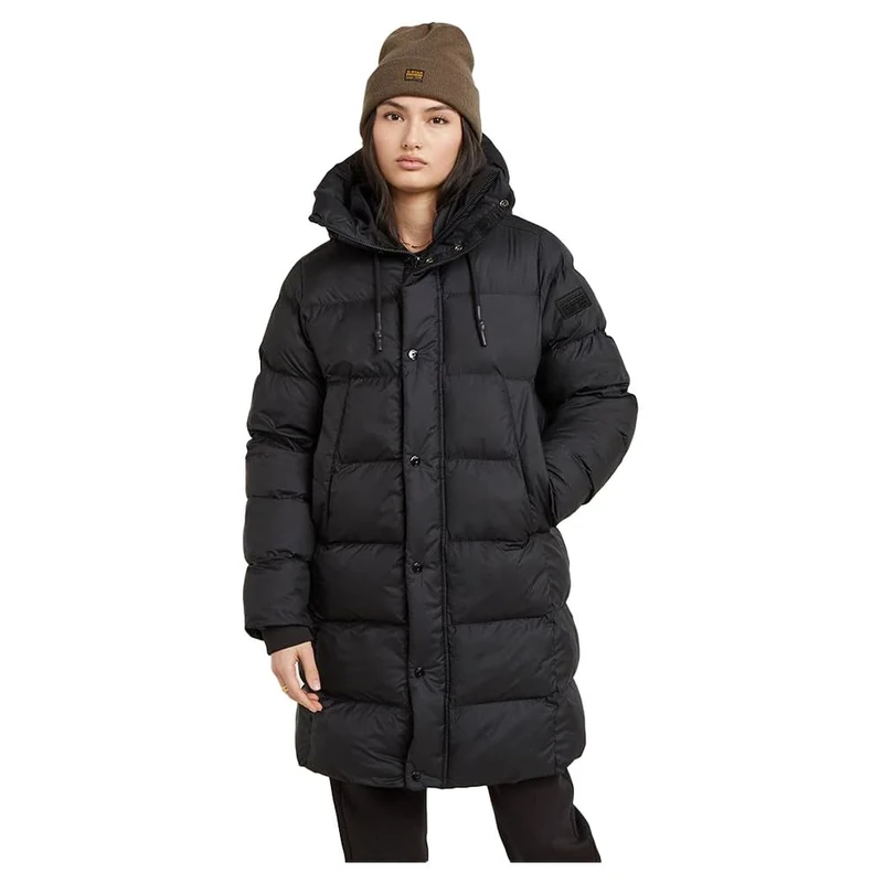G-Star Women's Whistler Parka Puffer, Black (dk black D25188-B958-6484), M