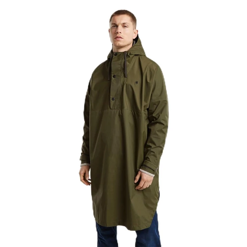 G-Star Men's Rain Poncho, Multicolour (shadow olive/gs grey D25398-D606-G767), S