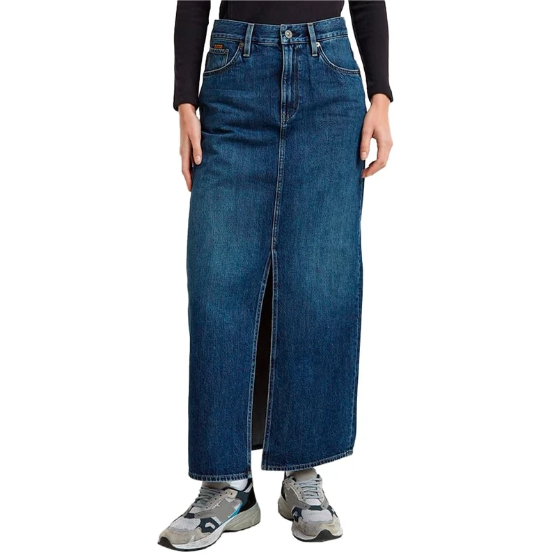 G-Star Women's Viktoria Long Skirt, Blue (worn in waterspouts D24385-D536-G804), 30
