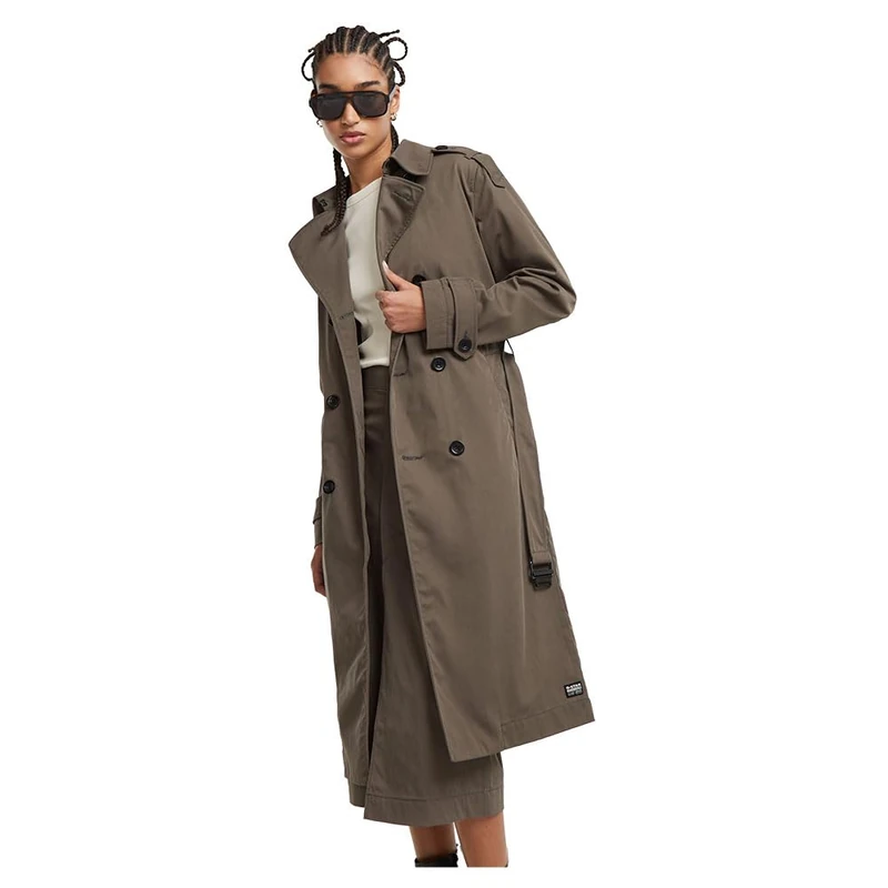 G-Star Women's Trench Coat, Brown (turf D25197-D728-273), XL