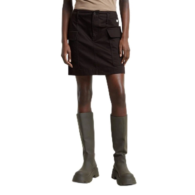 G-Star Women's Cargo Mini Skirt, Black (dk black D25235-D715-6484), 29