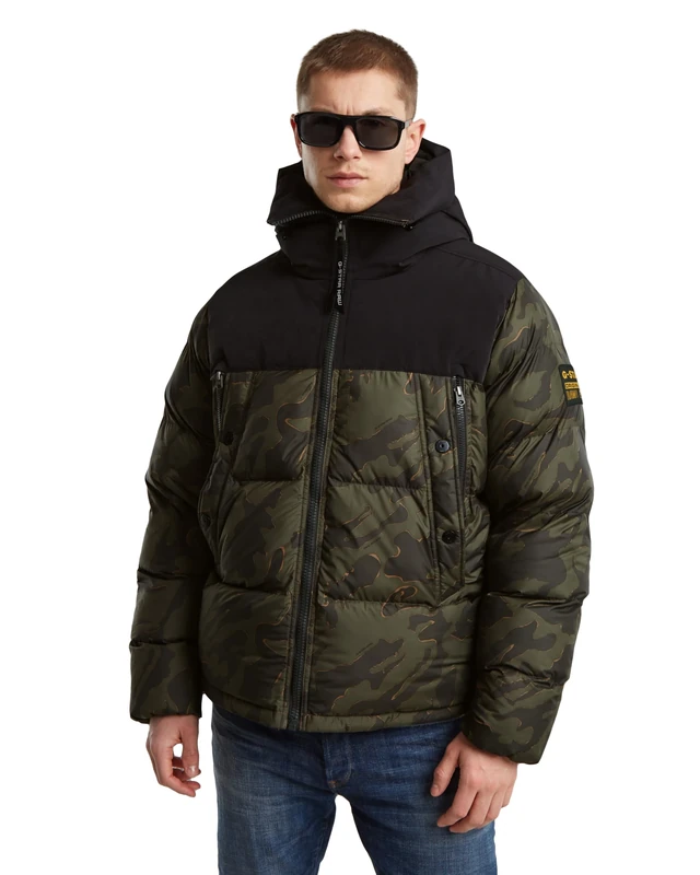 G-Star Men's Expedition Puffer, Multicolour (shadow olive island camo D23645-C441-G739), M