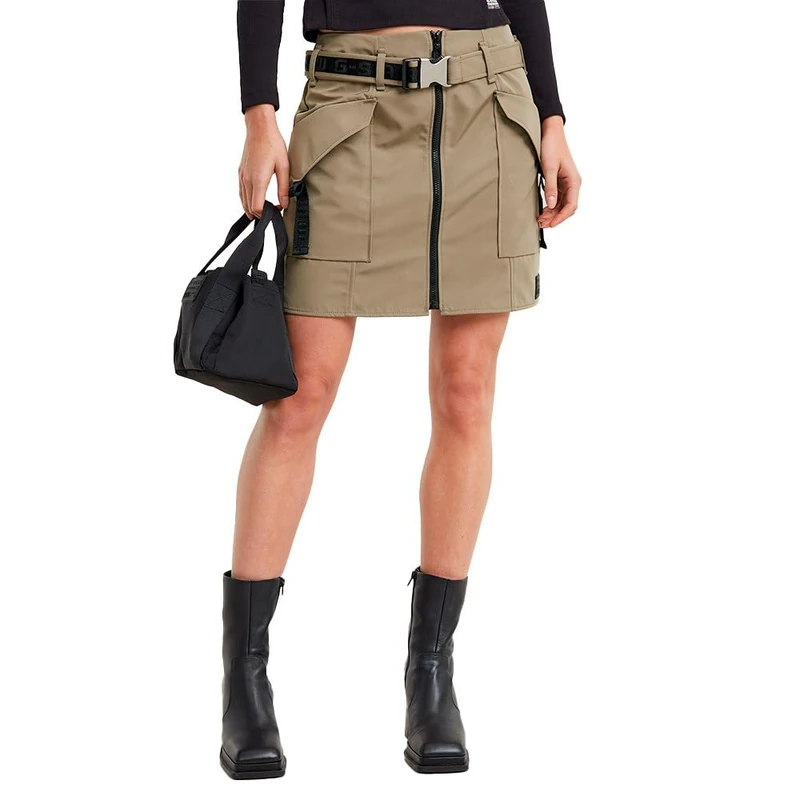 G-Star Women's Tech Skirt, Beige (brindle D25239-D720-C788), 25