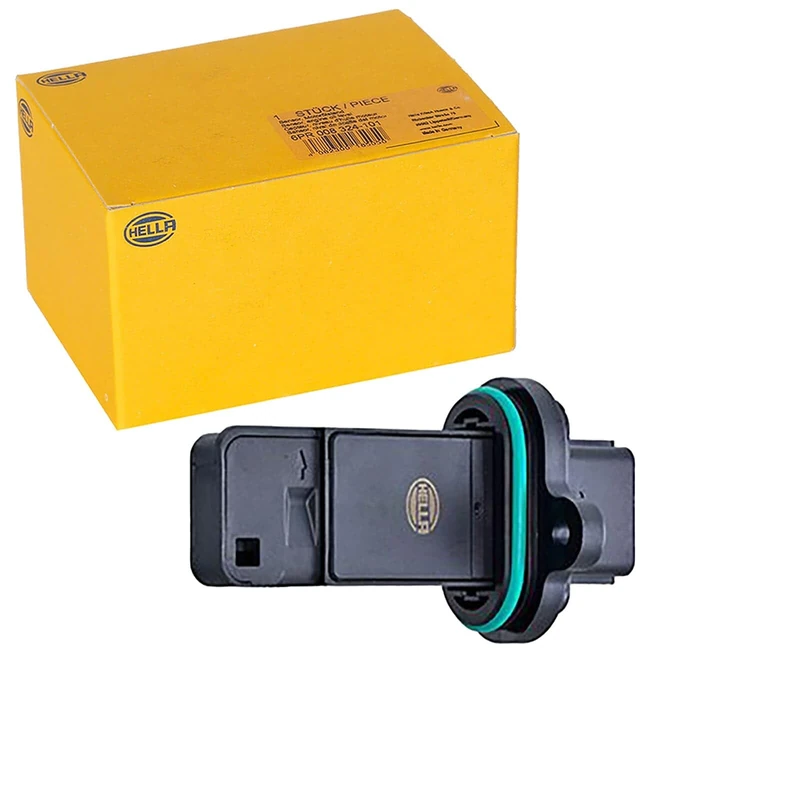 HELLA 8ET 358 166-531 Mass Air Flow Sensor - 8-pin connector - Bolted - without housing