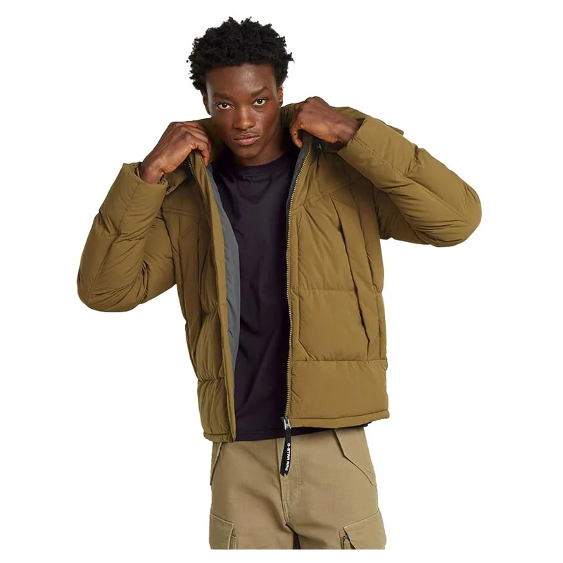 G-Star Men's G- Whistler Padded Hooded Jacket 2.0, Brown (kangaroo D25345-D518-7162), M