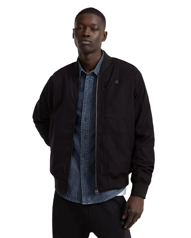 G-Star Men's Tech Bomber, Black (dk black D25508-D517-6484), L