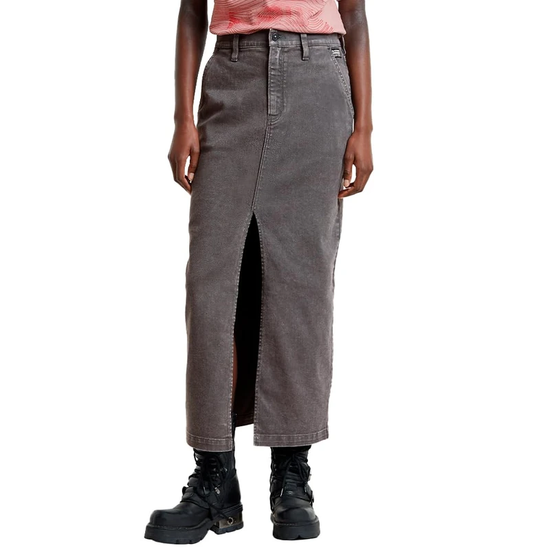 G-Star Women's Midi Pencil Skirt, Grey (granite D25237-D730-1468), 31