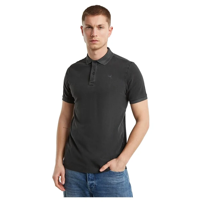 G-Star Men's Dunda Slim Polo , Black (dk black gd D11595-D756-B564), S