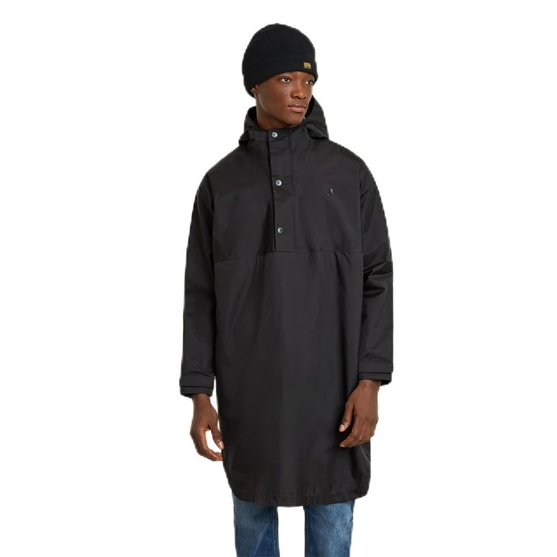 G-Star Men's Rain Poncho, Multicolour (dk black/gs grey D25398-D606-G766), S